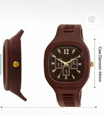 Man's Black Analogue Watch Lightweight Casual