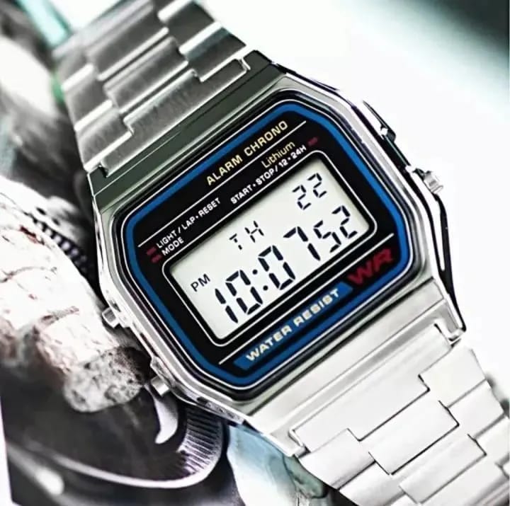 Man's Stainless Digital